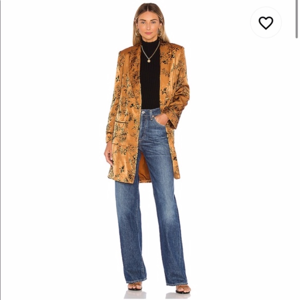 House of Harlow 1960 Jaya Jacket in Copper Floral